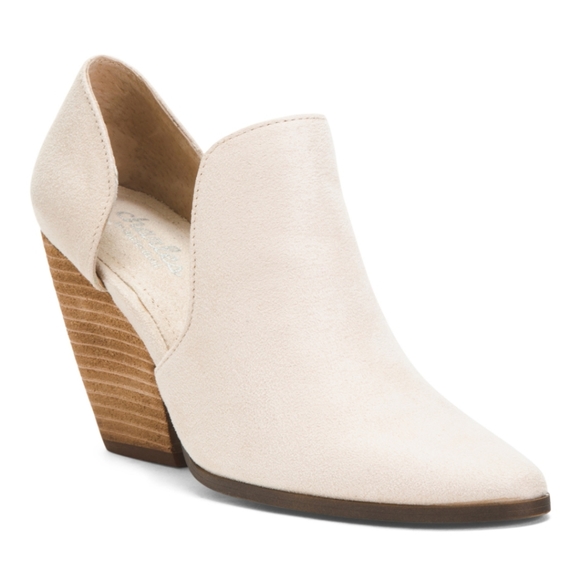 Charles by Charles David White Side Cut Out Bootie - Picture 6 of 6